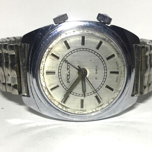 Men’s vintage Soviet Mechanical alarm Watch, Poljot Watch, Mechanical Watch, Poljot Watch, Gift for him image 3