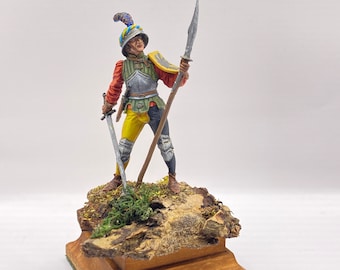 Italian knight / Tin figure 54mm