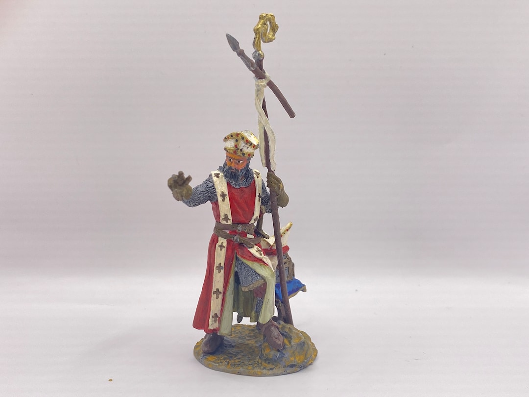 Tin Miniature. Pewter Sculpture. Tin Soldier. Middle Ages. the Etsy