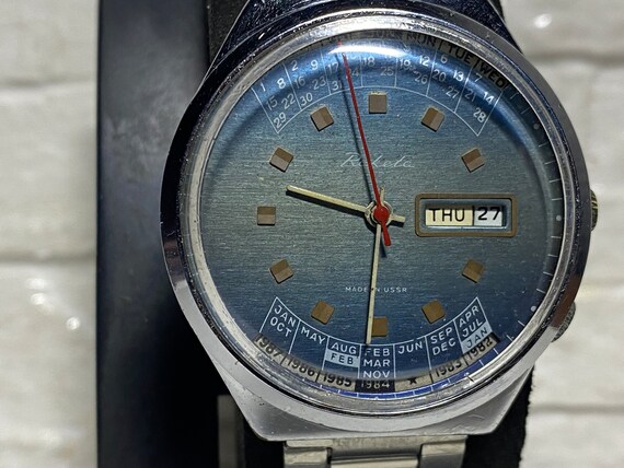 RAKETA Rare Vintage Soviet watch, mechanical mens… - image 3