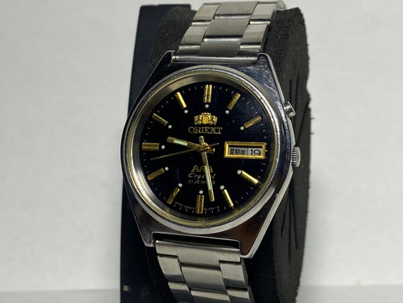 Men's vintage Japanese Mechanical Watch, Orient A… - image 2