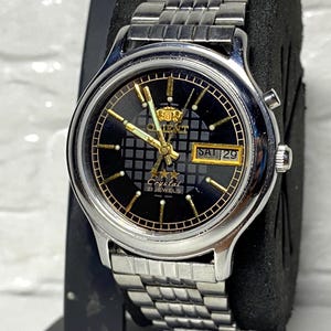 Vintage Japans mechanisch herenhorloge, Orient Automatic horloge, mechanisch horloge, Orient horloge, cadeau voor hem