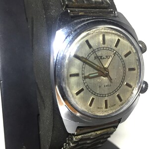 Men’s vintage Soviet Mechanical alarm Watch, Poljot Watch, Mechanical Watch, Poljot Watch, Gift for him image 5
