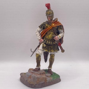 Carthage Leader Ganibal 1-2 centuries, BC. Tin soldier. Collection 54mm 1:32 miniature figurine. Tin toy soldier shop