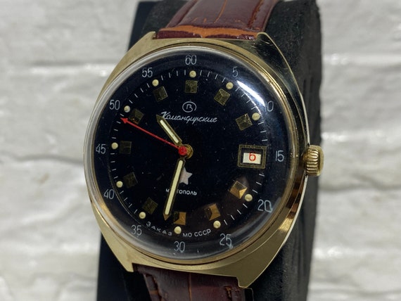 AU Stop sekunda Vintage watch Komandirskie (Wosto… - image 1