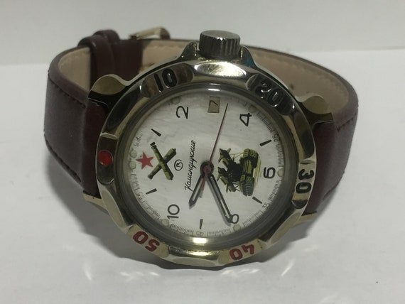 Vintage watch Komandirskie (Wostok), Soviet men's… - image 5