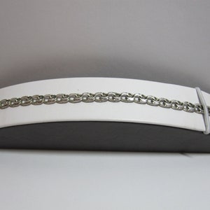 Sterling Silver Curb Link Chain Bracelet Men&#39;s Sterling Silver chunky Curb Link Bracelet Silver Curb