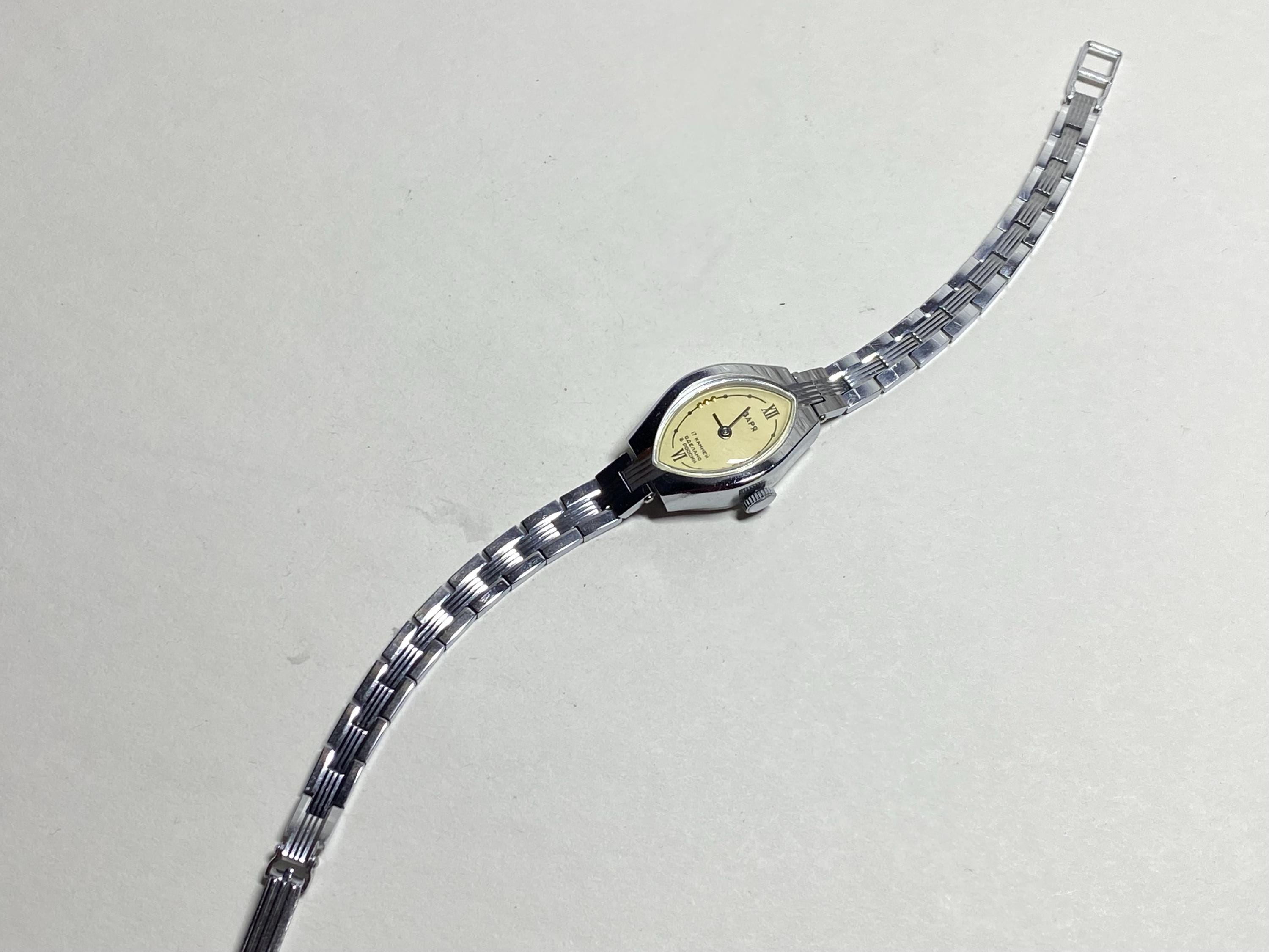 Cocktail watch Zarya for women small women's watch jewelry gift, girl watch, evening watch