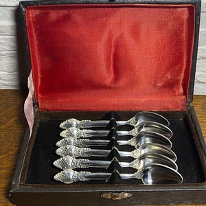 Great Coffee spoon . Set of 6 Vintage Russian USSR MNC