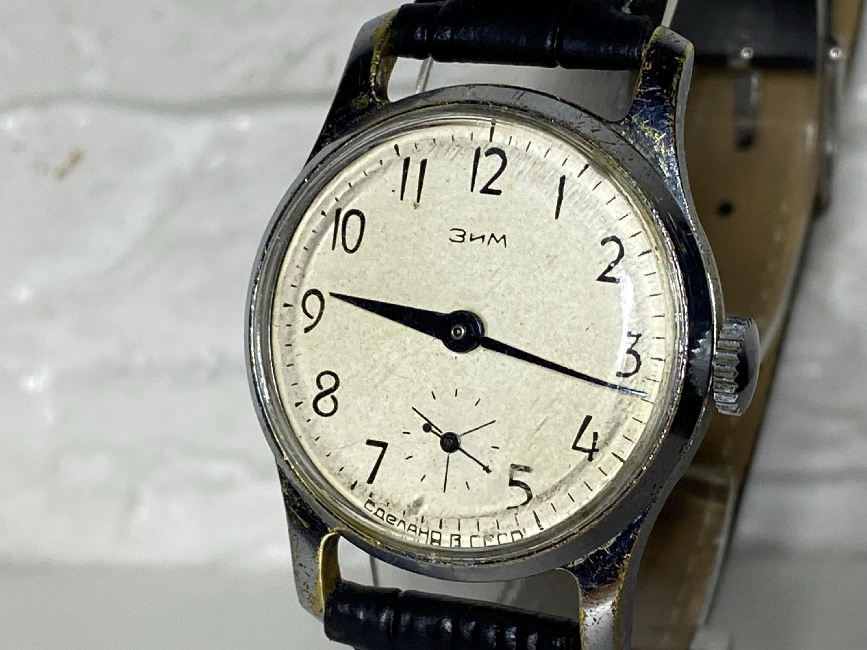 ソビエト時計 ジム ロシア人男性用機械式腕時計 ソ連 1950年代 - Etsy 日本