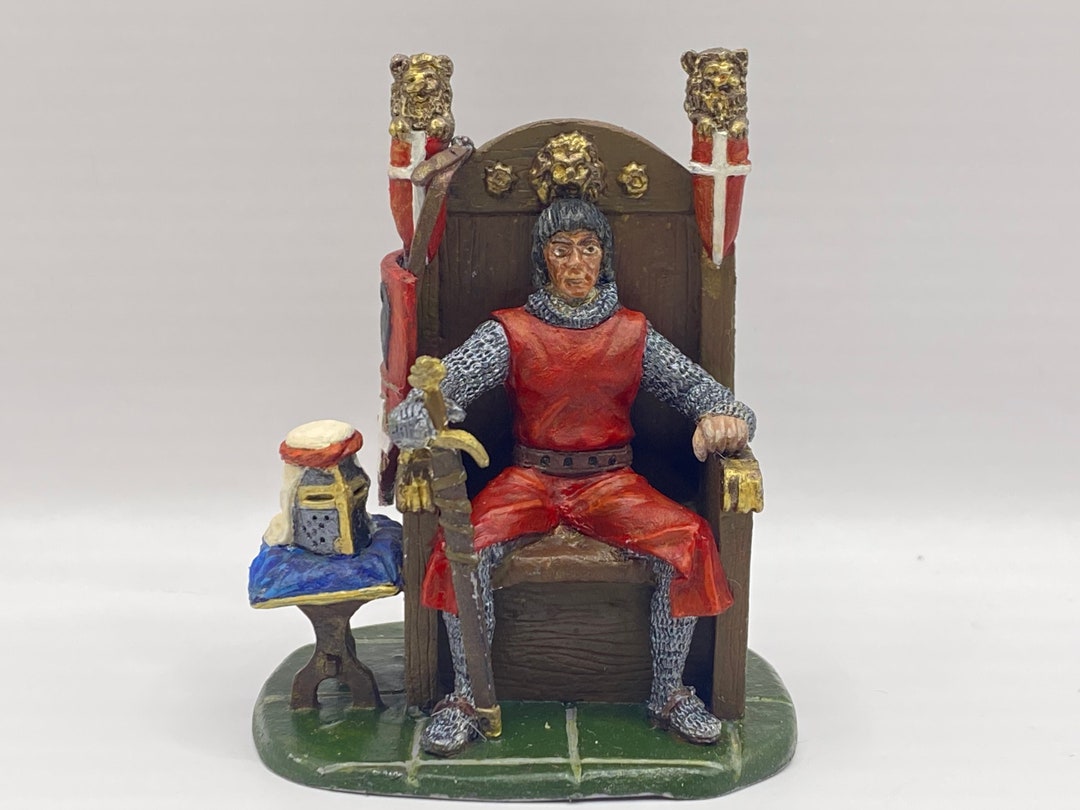 Tin Miniature. Pewter Sculpture. Tin Soldier. Middle Ages. the Etsy