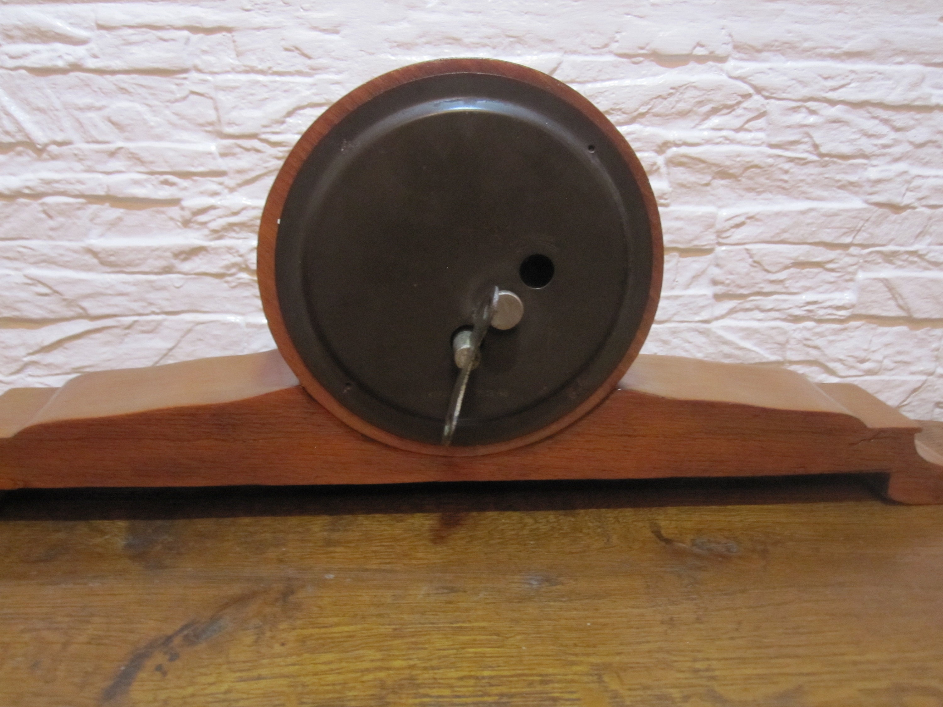 Vesna Spring Vintagel Rare clock Wooden desk clock Wind up Etsy