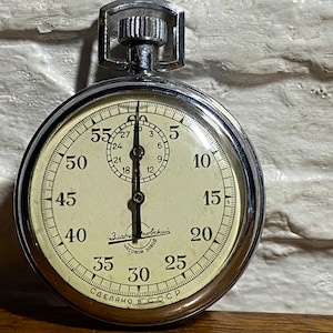 USSR Vintage Mechanical Stopwatch-Chronometer, stopwatch Zlatoust sports equipment, AGAT, mechanical stopwatch
