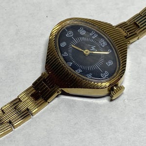 Womens watch, Luch watch, ladies watch, vintage womens watch, Belarus girl watch, art deco watch