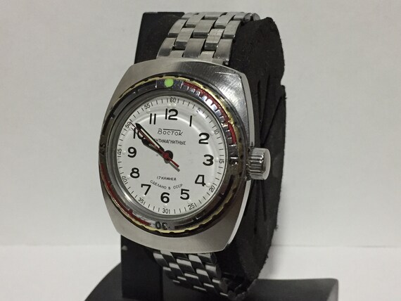 Vostok Komandirskie Amphibia Russian Mechanical Watch Mechanical Etsy Canada