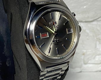 Men&#39;s vintage Japanese Mechanical Watch, Orient Automatic Watch, Mechanical Watch, orient watch, Gift for him