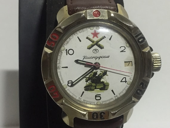 Vintage watch Komandirskie (Wostok), Soviet men's… - image 3