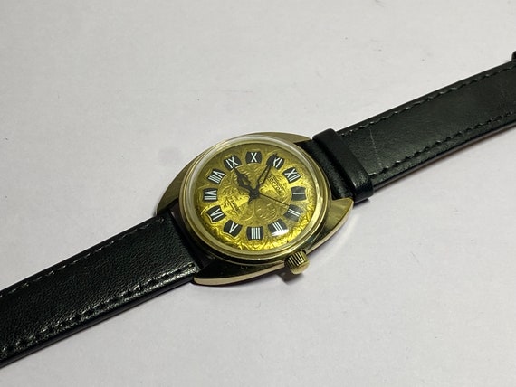 Vintage Gilded watch Vostok, Soviet men's watch V… - image 2