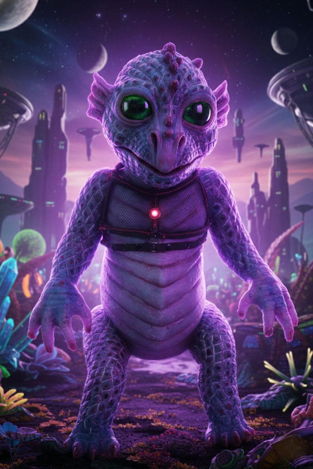 Neptunian Baby: Silicone Alien Art Doll - Etsy