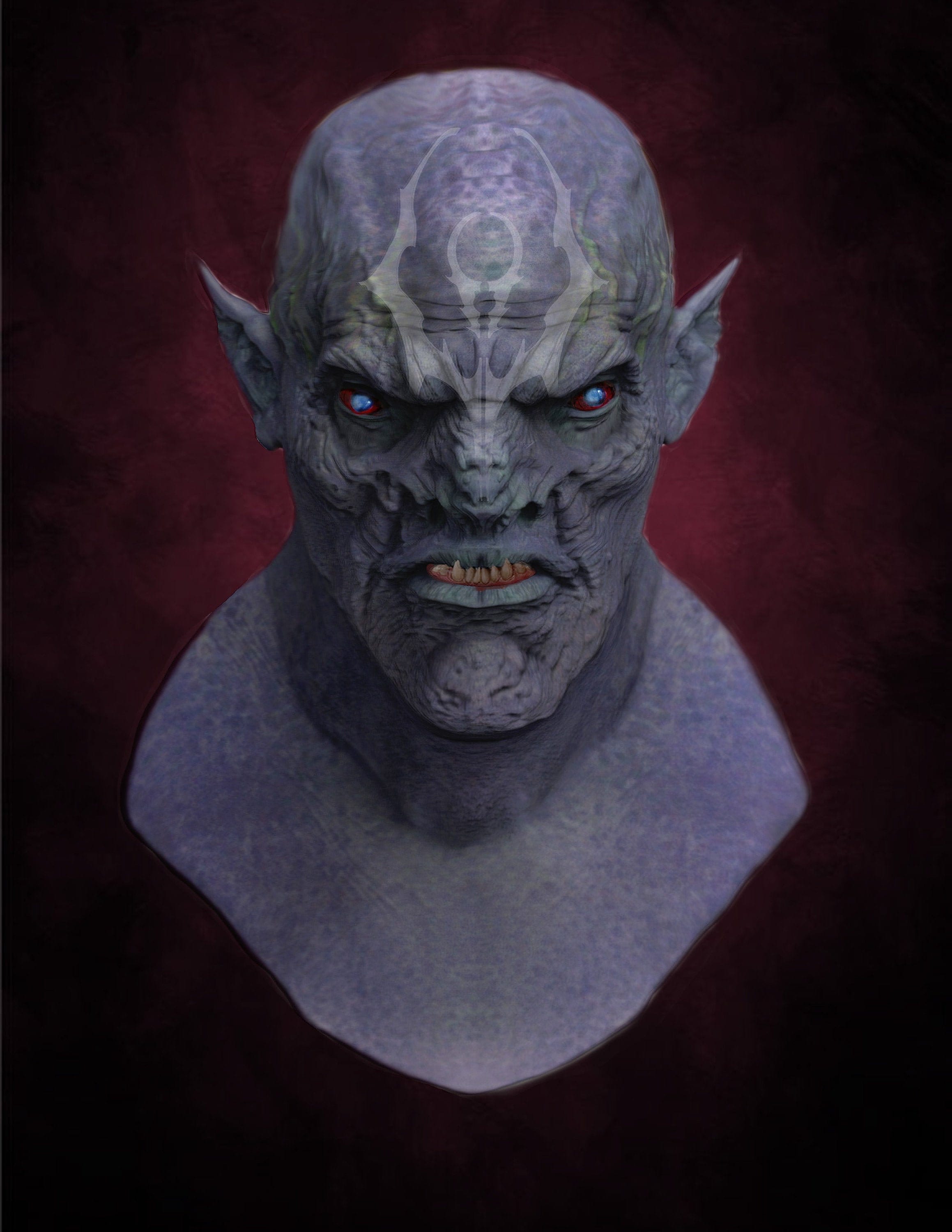 Hellian Vampire Mask - Etsy