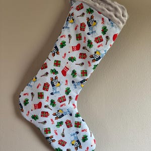 Bluey Holiday stocking