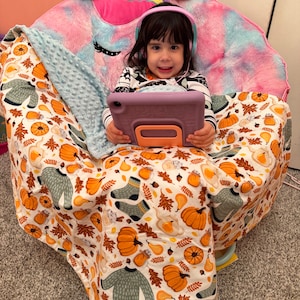 Autumnal Snuggle Lap/Baby Blanket