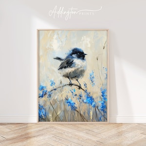Bird Wall Art | Bird Prints | Bird Painting | Vintage Print | Oil Painting Print | Living Room Wall Art | Digital Download | PRINTABLE