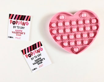 Etichette STAMPATE Passando per dire "Buon San Valentino"