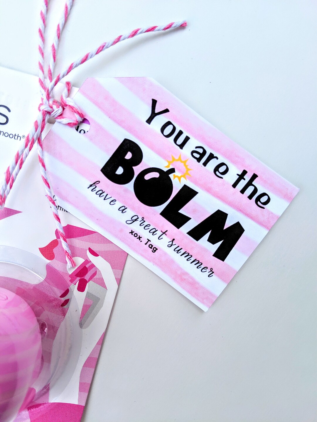 You Are the Balm Lip Balm Thank You Tag Etsy Ireland