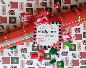 Wrapping Paper PRINTED Neighbor Gift Tag