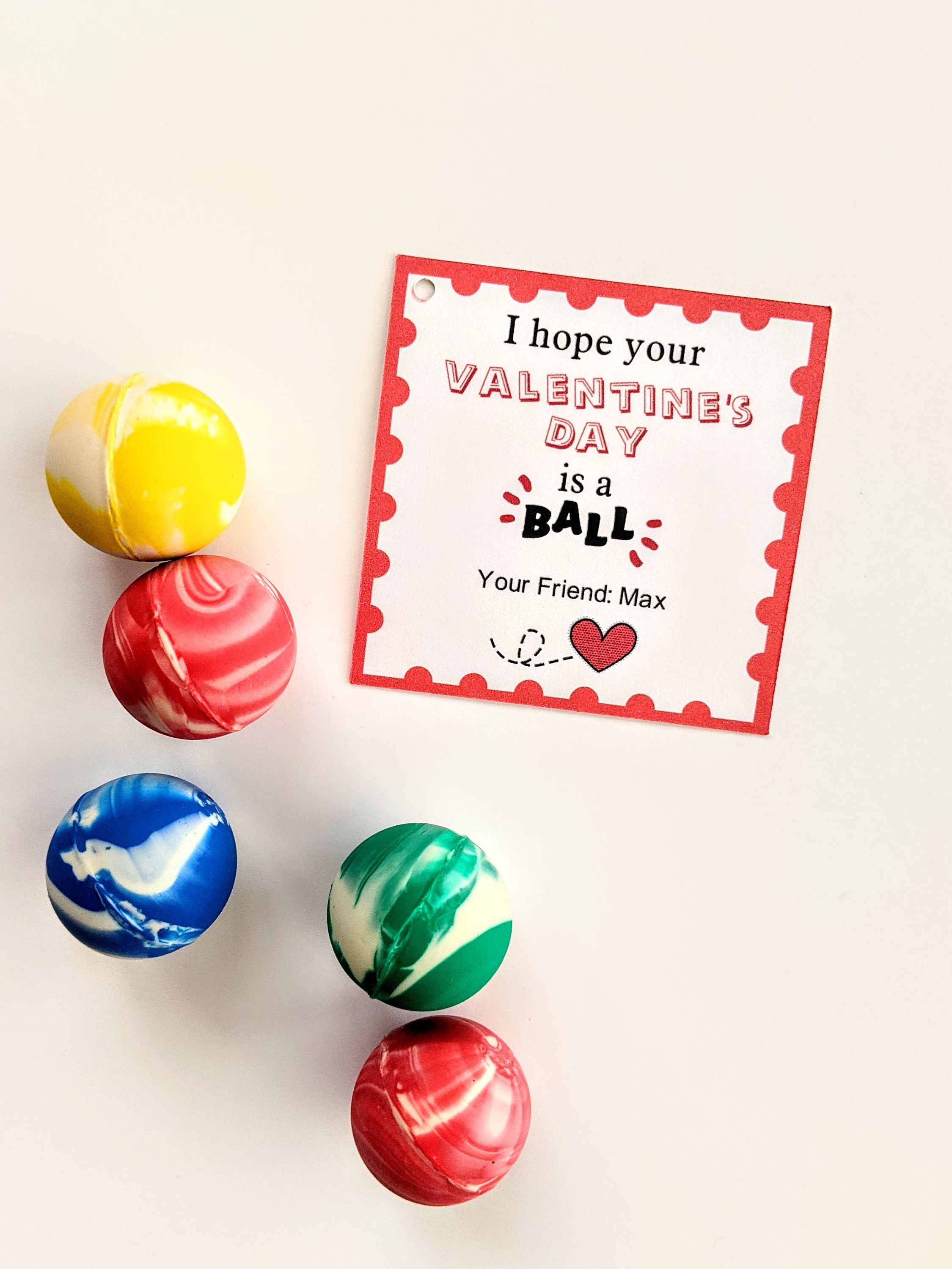 Etiqueta de pelota saltarina México