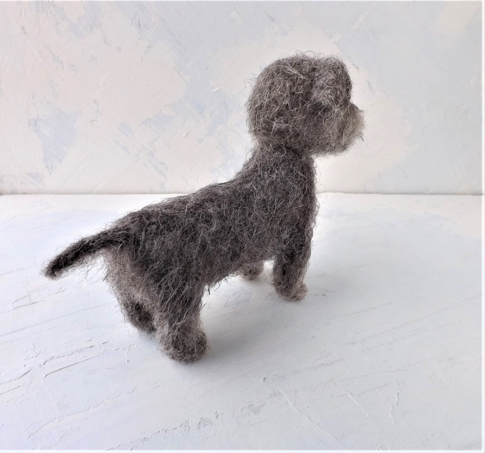 Felted dog wool dog wool toys realistic toy toy blythe Etsy