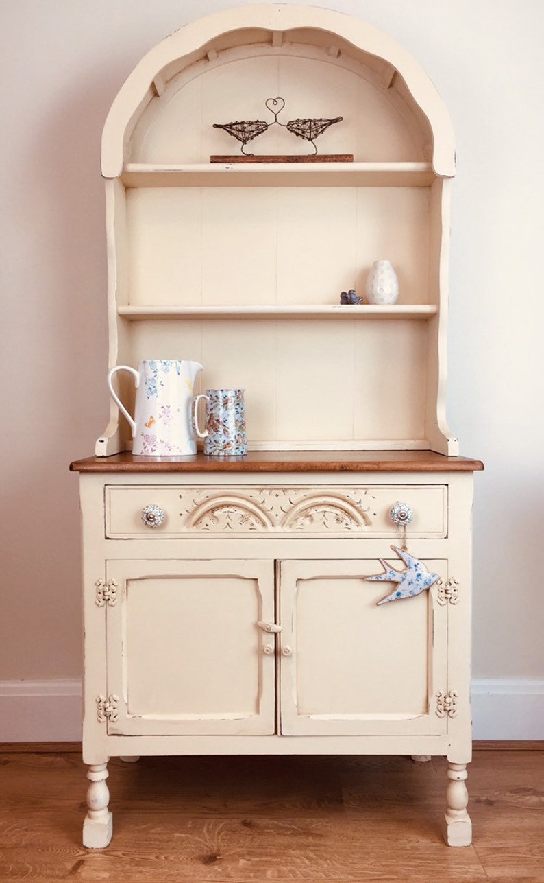 Sold Charming Vintage Small Welsh Dresser Professionally Etsy
