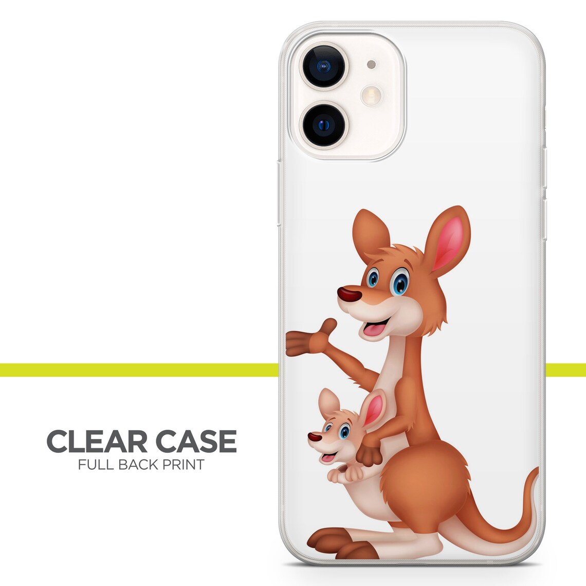 Cute kangaroo phone cover fits for iPhone 12 8 XS XR 11 Etsy