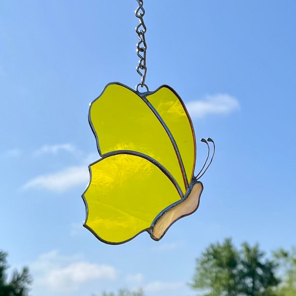 Butterfly Stained Glass Suncatcher