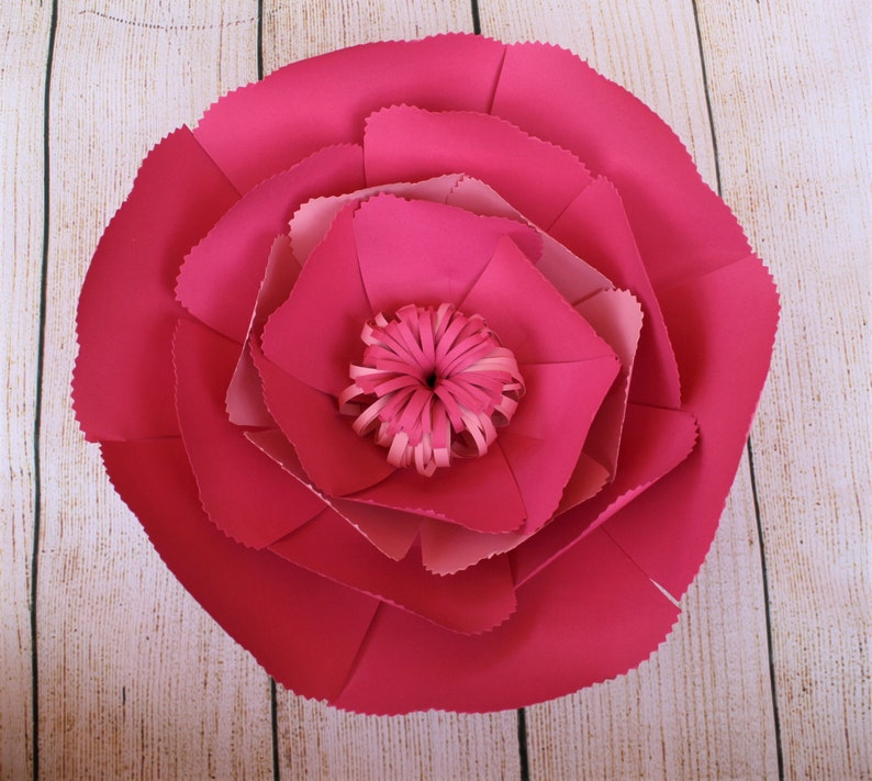 Pink Paper Flowers Yellow Paper Flowers Backdrop Pink Etsy