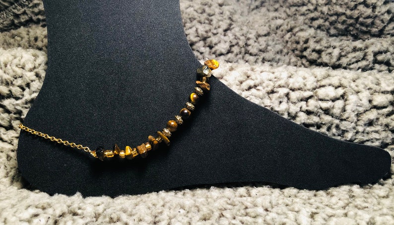Yormuhjesty/'s Unique Anklets Eye of the Tiger