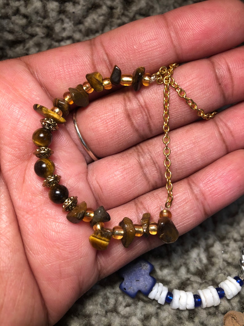 Yormuhjesty/'s Unique Anklets Eye of the Tiger
