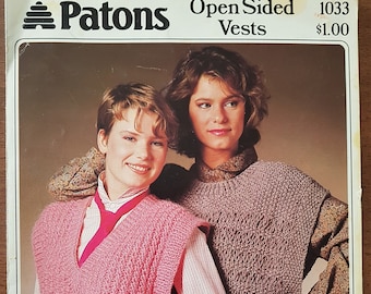 Patons Little Tops for 4 to 10 Years Knitting Pattern Leaflet No .2110