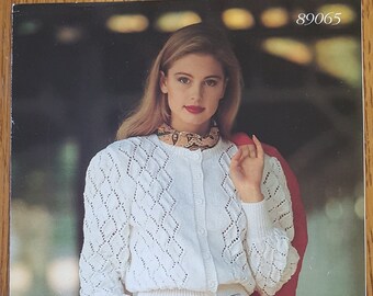 Marks & Mittens Avanti Cardigan Swedish Knitting Pattern Leaflet No. 89065 - Swedish Instructions Only