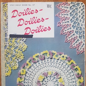 Star Doily Book No. 87 Doilies, Doilies, Doilies Vintage 1951