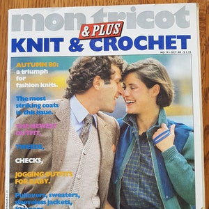 Mon Tricot & Plus Knit and Crochet Magazine MD 79 October 1980