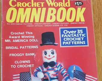 Crochet World Magazine Omni Book Vol 5 No 1 Summer 1983 - Poupées, Clowns, Mariée