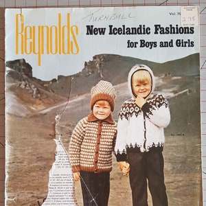Reynolds New Icelandic Fashions for Boys & Girls Knitting Pattern Vol. 79