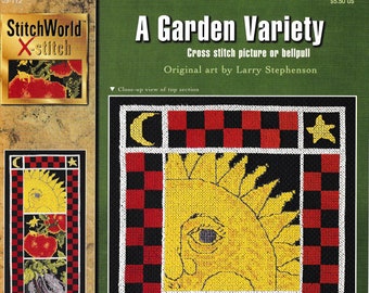 A Garden Variety - Cross Stitch Picture or Bellpull