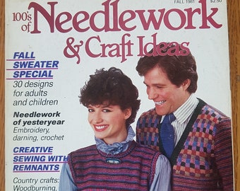 Better Homes Gardens 100's of Needlework & Craft Ideas Fall 1981