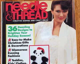 Needle & Thread Magazine Vol 5 No 4 Nov/Dec 1985 Creative Sewing and Craft Ideas