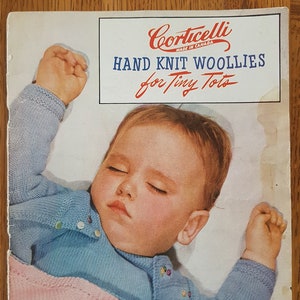 Corticelli Canada Hand Knit Woolies for Tiny Tots Pattern Book No. KP48