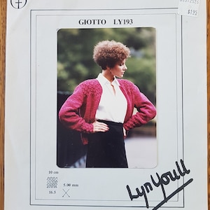 LY 193 Giotto Jacket with Smocking on Yoke and Cuffs- An Exclusive Design by Lyn Youll