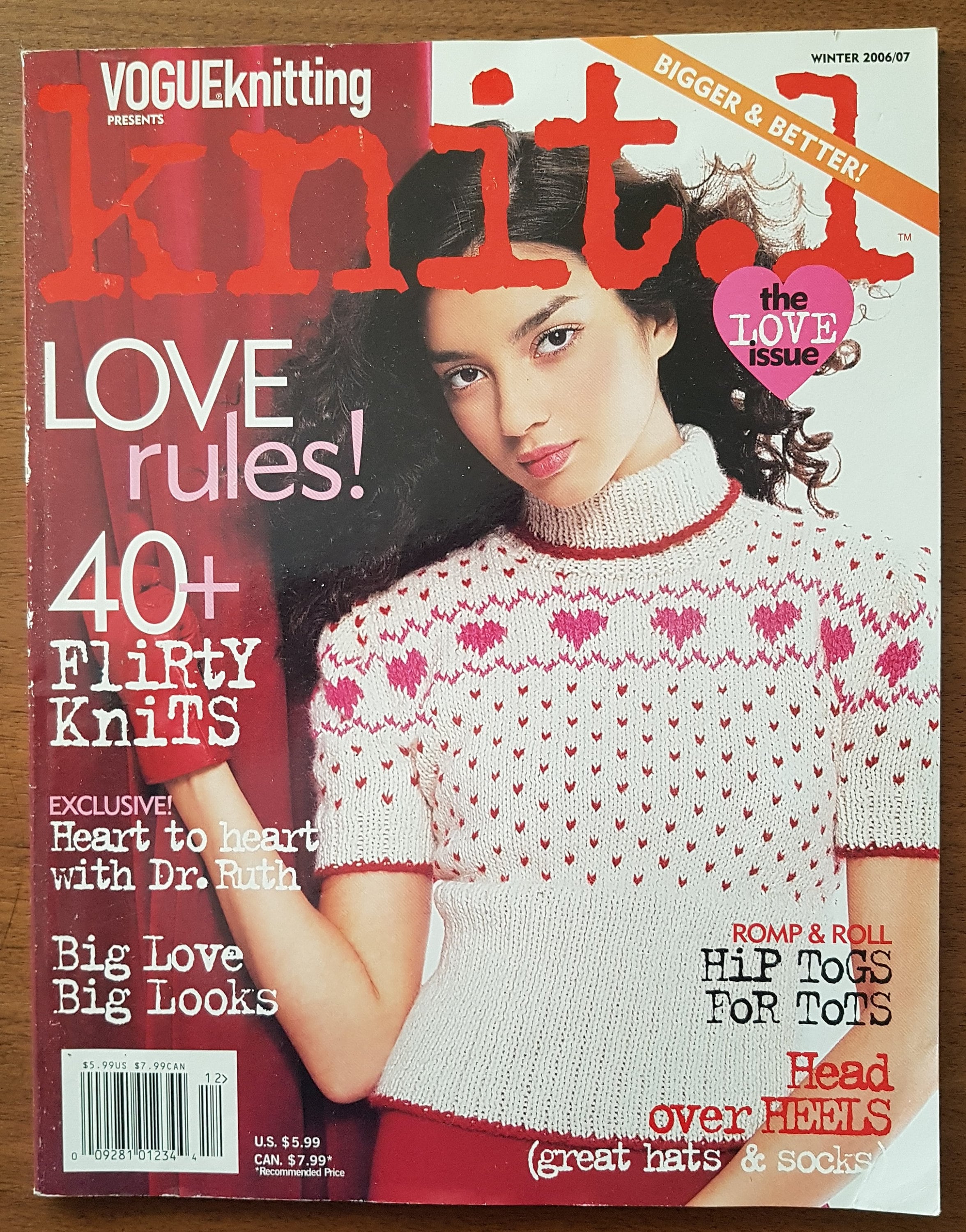 Vogue Knitting Knit .1 Magazine Winter 2006/07 - Etsy